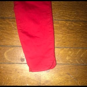 d. jeans Jeans - Red crop jeans d. jeans Jeans - Red crop jeans
